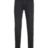 JACK & JONES Liam Evan Jos loose fit, heren jeans, zwart denim