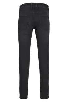 JACK & JONES Liam Evan Jos loose fit, heren jeans, zwart denim