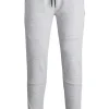 JACK & JONES Will Air Sweat Pants regular fit, heren joggingbroek, lichtgrijs melange