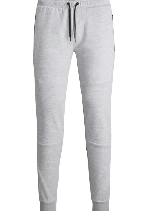 JACK & JONES Will Air Sweat Pants regular fit, heren joggingbroek, lichtgrijs melange