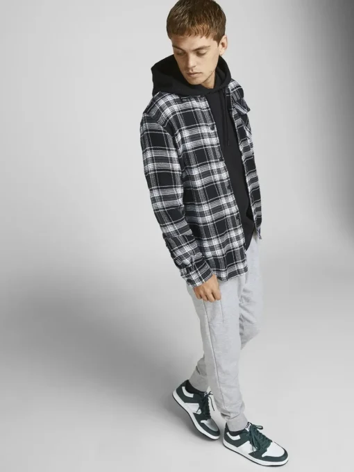 JACK & JONES Will Air Sweat Pants regular fit, heren joggingbroek, lichtgrijs melange