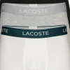 Lacoste Boxer Trunks (3-pack), heren boxers kort, zwart, wit en grijs