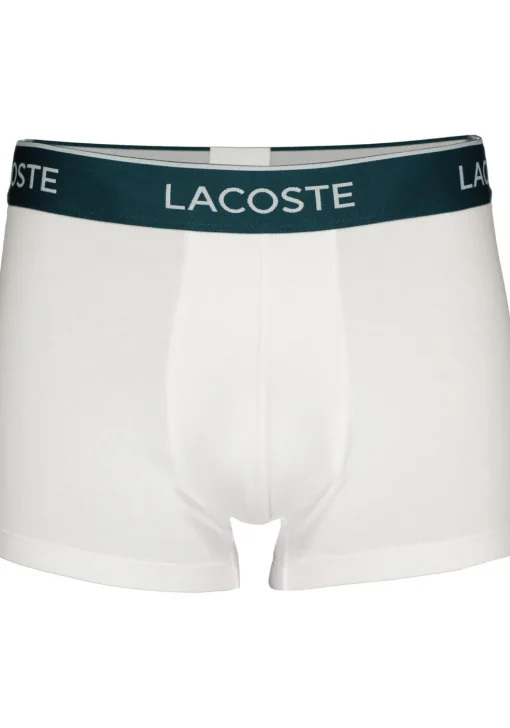 Lacoste Boxer Trunks (3-pack), heren boxers kort, zwart, wit en grijs