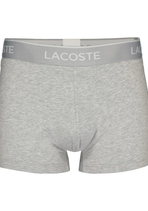 Lacoste Boxer Trunks (3-pack), heren boxers kort, zwart, wit en grijs