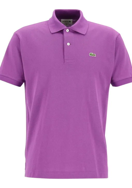Lacoste Classic Fit polo, mauve paars