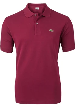 Lacoste Classic Fit polo, bordeaux rood