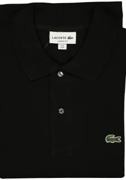Lacoste Classic Fit polo, zwart