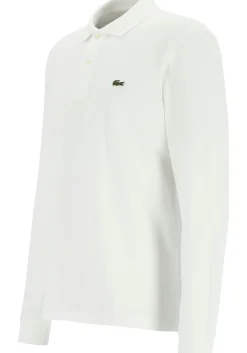 Lacoste Classic Fit polo lange mouw, wit