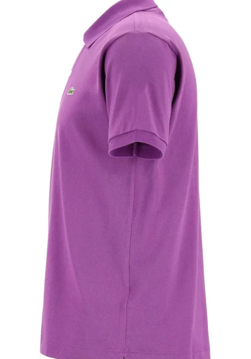 Lacoste Classic Fit polo, mauve paars