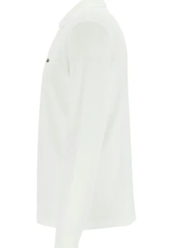 Lacoste Classic Fit polo lange mouw, wit