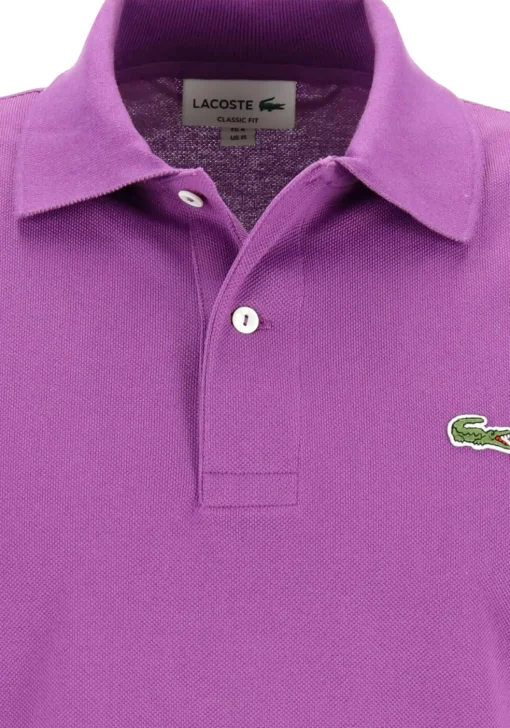 Lacoste Classic Fit polo, mauve paars