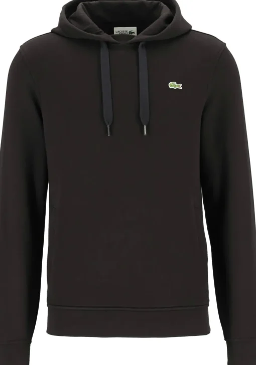 Lacoste heren hoodie sweatshirt, zwart