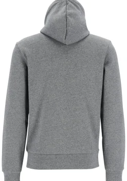 Lacoste heren hoodie sweatshirt, zwart met wit melange, Eclipse Jaspe