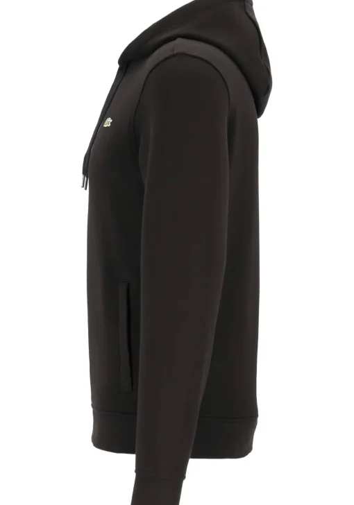 Lacoste heren hoodie sweatshirt, zwart