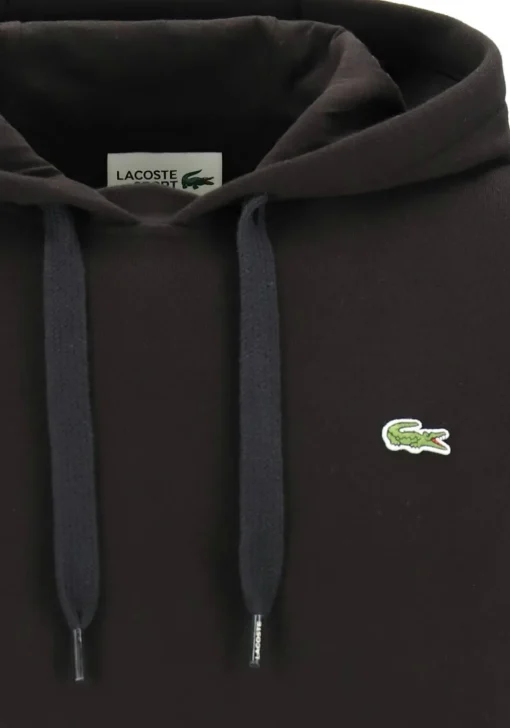 Lacoste heren hoodie sweatshirt, zwart