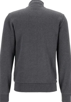 Lacoste heren sweatvest, met rits, antraciet grijs
