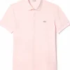 Lacoste Paris Stretch Pique Polo Regular Fit, lichtroze