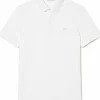 Lacoste Paris Stretch Pique Polo Regular Fit, wit