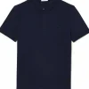 Lacoste Paris Stretch Pique Polo Regular Fit, navy blauw