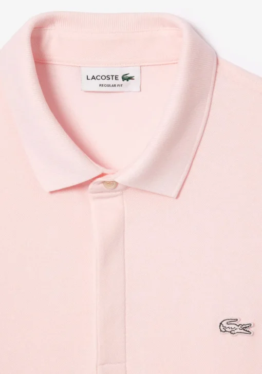 Lacoste Paris Stretch Pique Polo Regular Fit, lichtroze