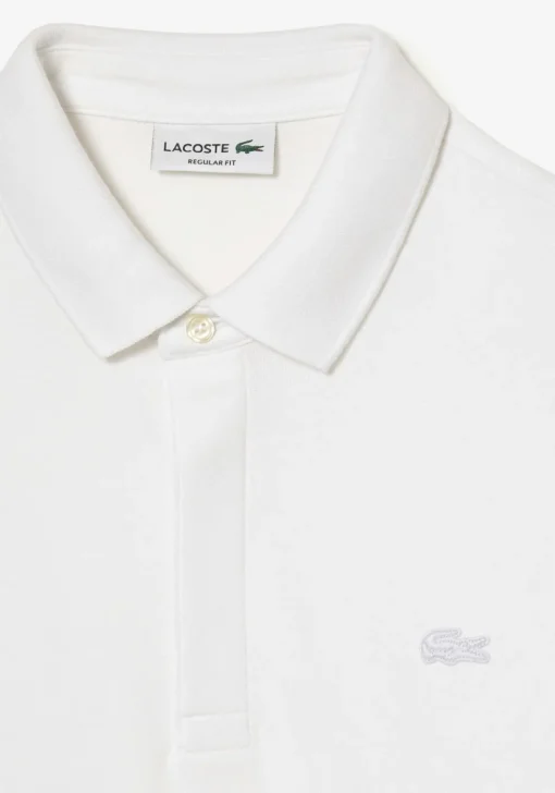 Lacoste Paris Stretch Pique Polo Regular Fit, wit