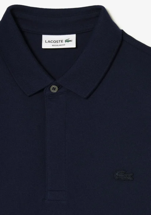 Lacoste Paris Stretch Pique Polo Regular Fit, navy blauw