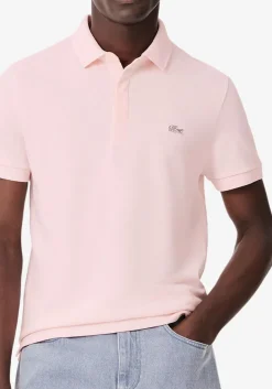 Lacoste Paris Stretch Pique Polo Regular Fit, lichtroze
