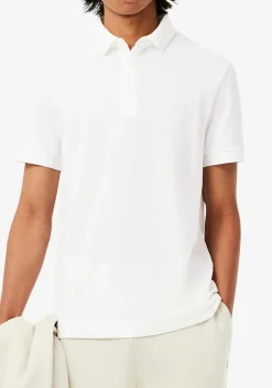 Lacoste Paris Stretch Pique Polo Regular Fit, wit