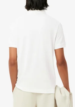 Lacoste Paris Stretch Pique Polo Regular Fit, wit