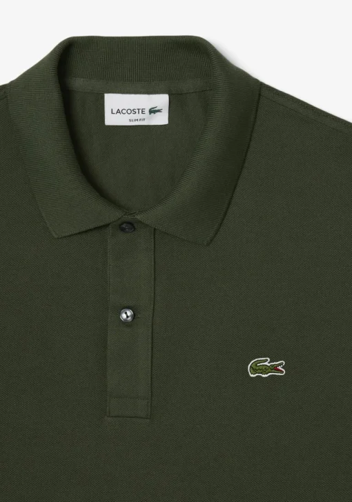 Lacoste Slim Fit polo, army groen