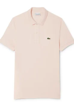 Lacoste Slim Fit polo, licht zalmroze