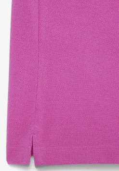 Lacoste Slim Fit polo, malva fuchsia roze