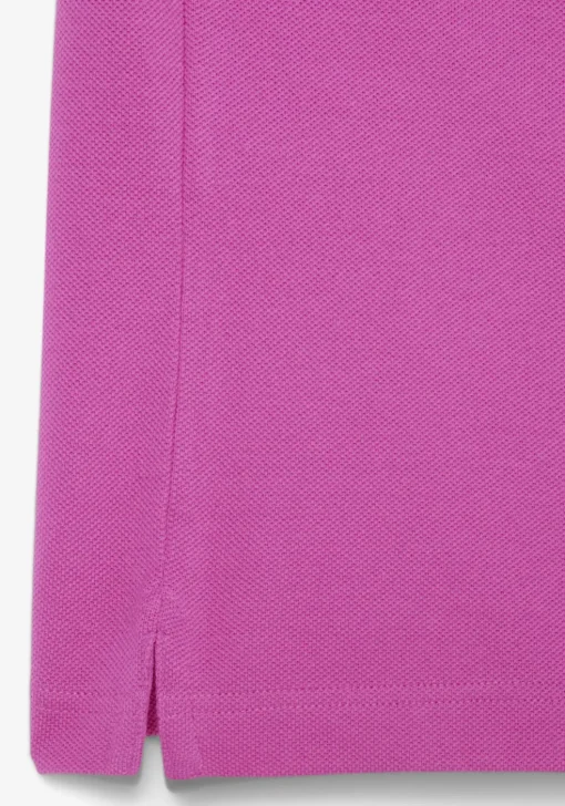 Lacoste Slim Fit polo, malva fuchsia roze