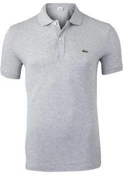 Lacoste Slim Fit polo, zilvergrijs