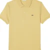 Lacoste Ultra Soft Polo Regular Fit, geel melange