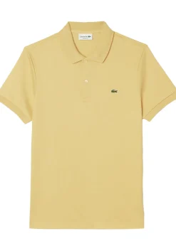 Lacoste Ultra Soft Polo Regular Fit, geel melange
