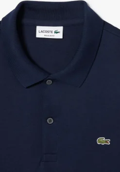 Lacoste Ultra Soft Polo Regular Fit, navy blauw