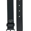 LINDENMANN leren heren riem, blauw