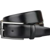 LINDENMANN leren heren riem, zwart