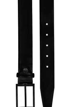 LINDENMANN leren heren riem, zwart