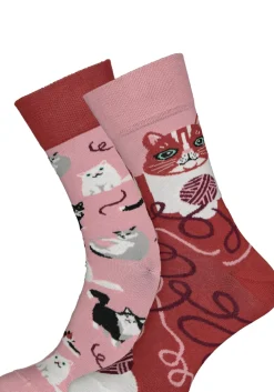 Many Mornings unisex sokken Playful Cat