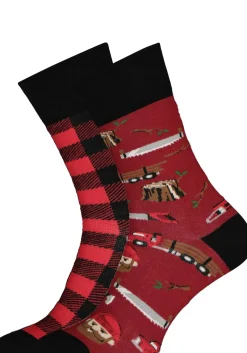 Many Mornings unisex sokken Lumberjack Life
