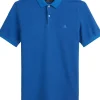 Marc O'Polo regular fit polo, heren poloshirt korte mouw, kobaltblauw