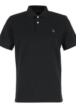 Marc O'Polo regular fit polo, heren poloshirt, zwart