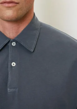 Marc O'Polo regular fit polo, heren poloshirt korte mouw, donkerblauw