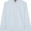 Marc O'Polo relaxed fit heren overhemd, structuur, lichtblauw