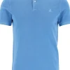 Marc O'Polo shaped fit polo, heren poloshirt, azuurblauw