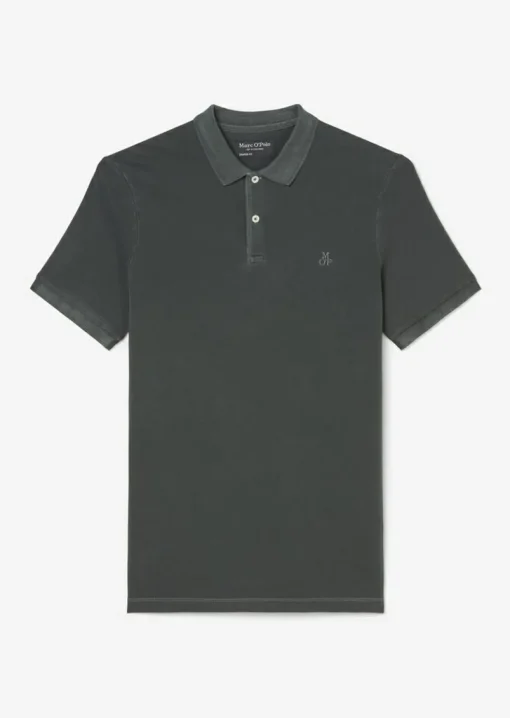 Marc O'Polo shaped fit polo, heren poloshirt, donkergrijs