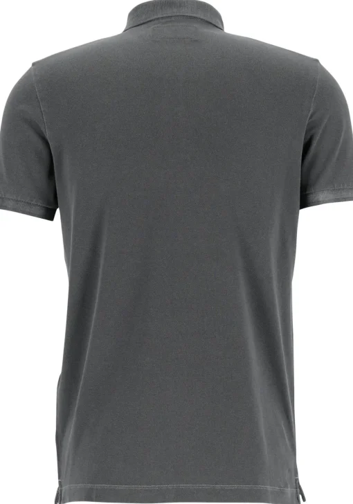 Marc O'Polo shaped fit polo, heren poloshirt, donkergrijs
