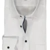 MARVELIS modern fit overhemd, popeline, wit